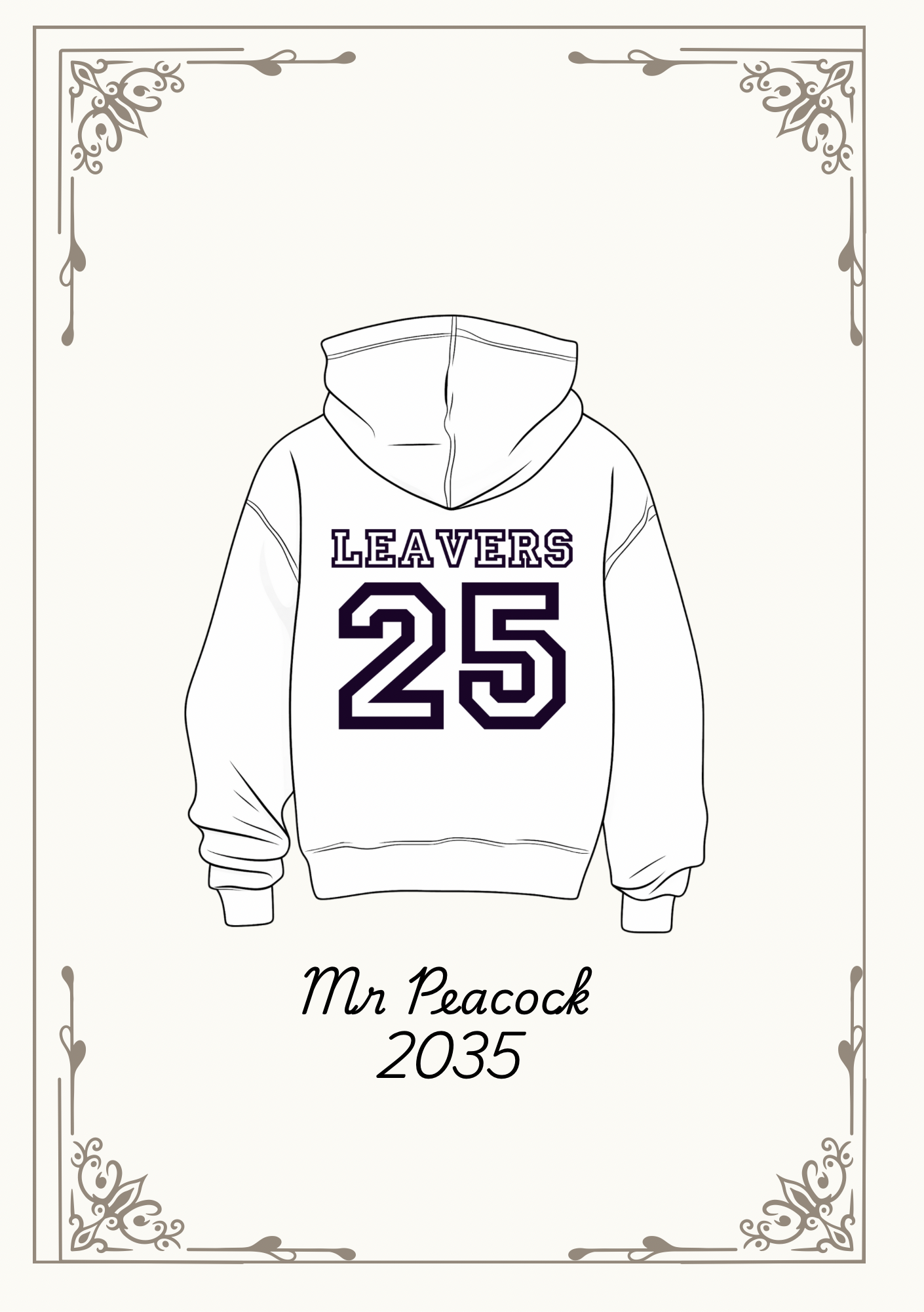 2025 A5 Leavers Cards